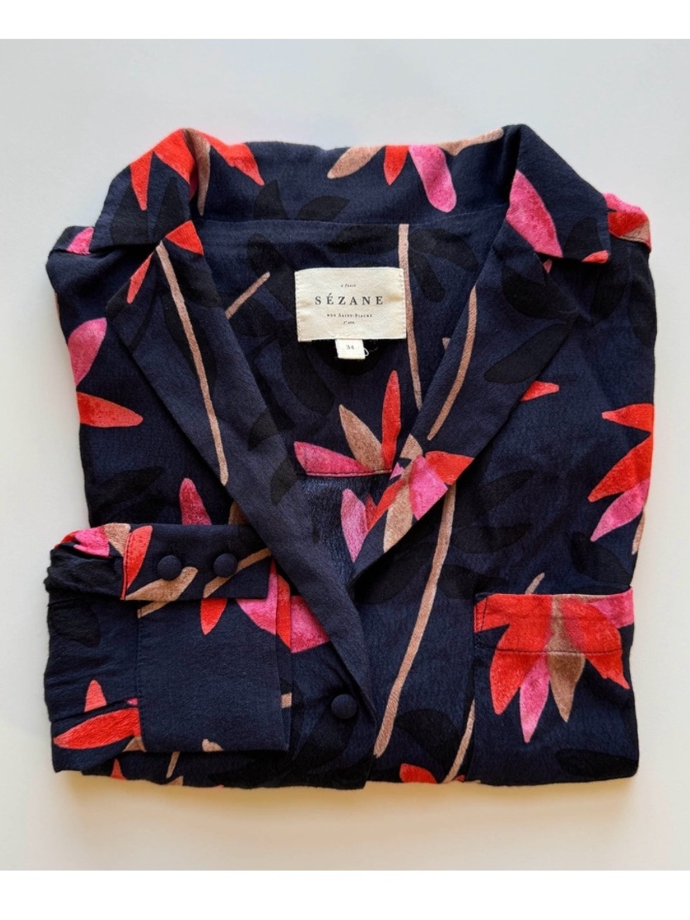 Euc Sezane Florence Shirt View 6